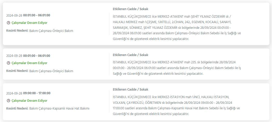 İstanbul'un 18 ilçesinde elektrikler kesilecek! BEDAŞ detayları açıkladı 7